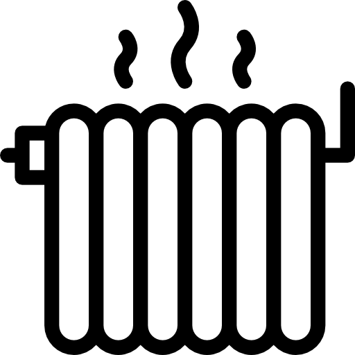 Heating service icon